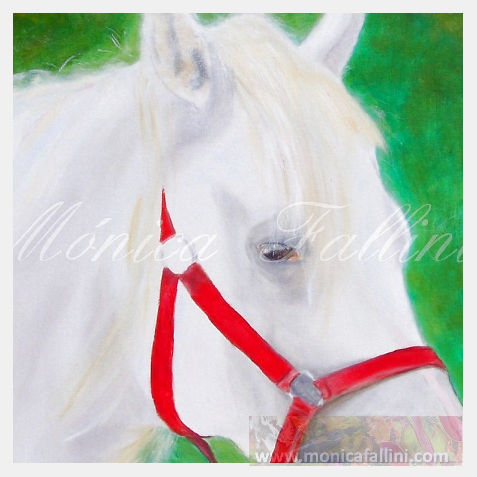 Painting titled 'Shateef, arabian beauty' by Monica Fallini