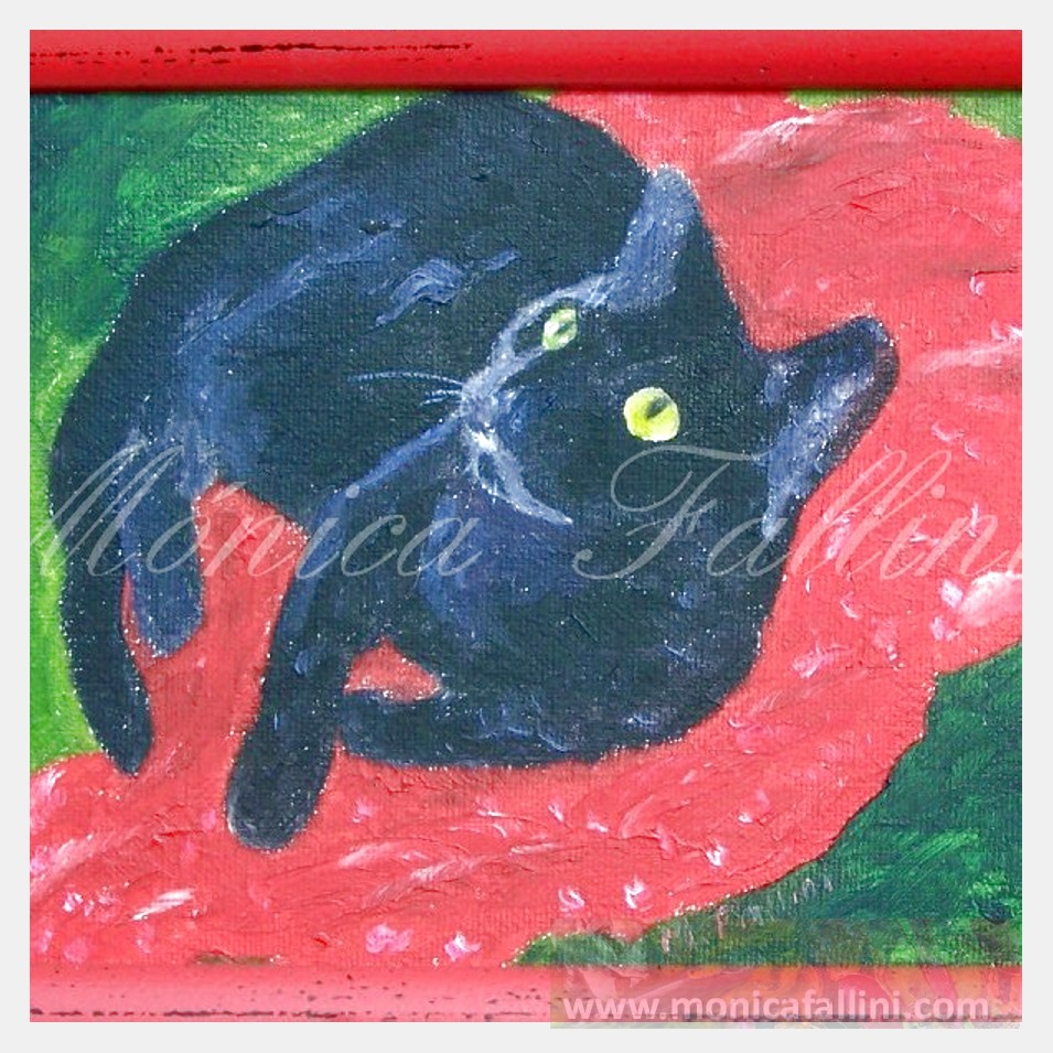 Painting titled 'Sweet Pauline' by Monica Fallini