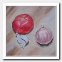 Tomato, garlic and onion