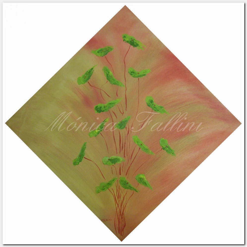 Painting titled 'Free spirit Poppies 6' by Monica Fallini