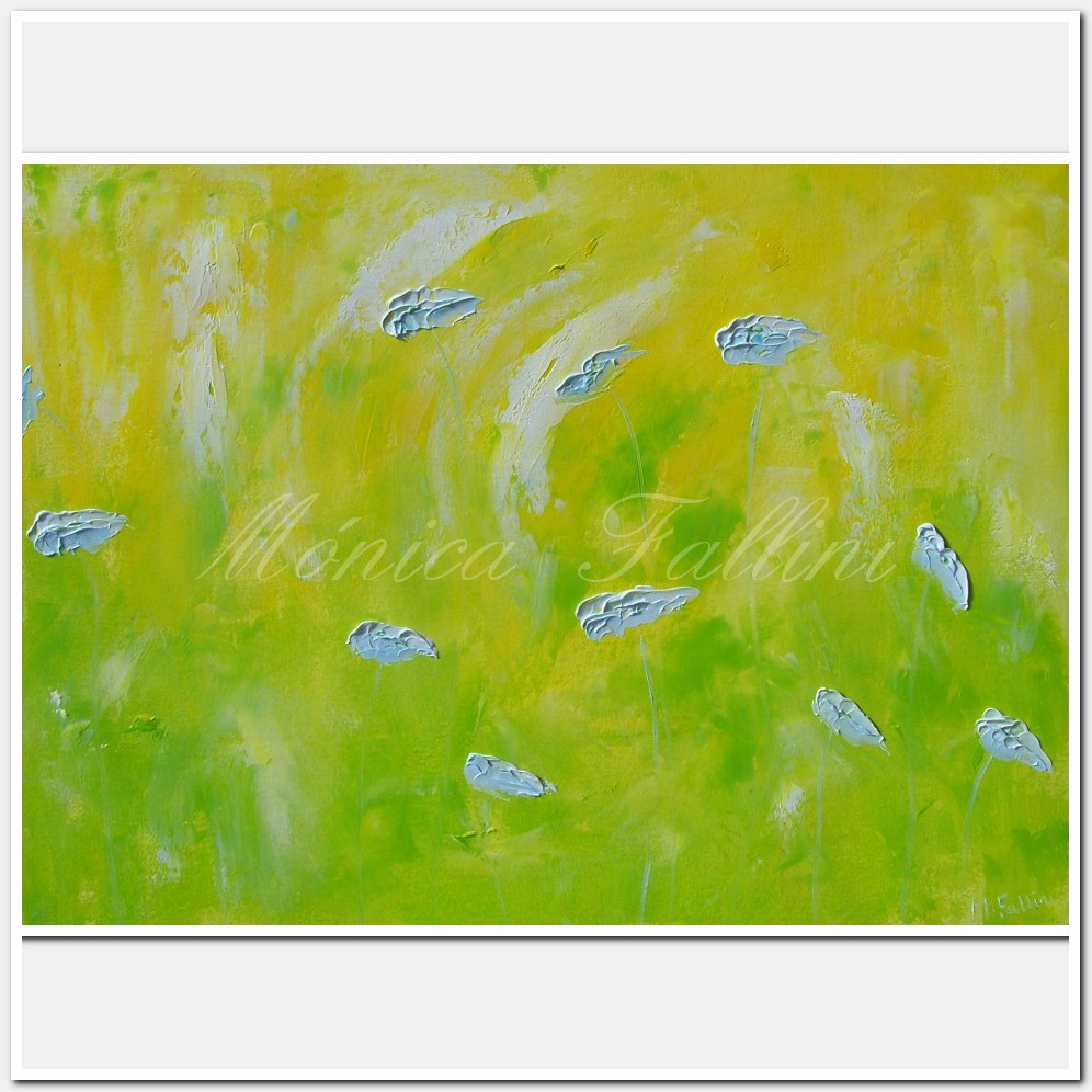 Painting titled 'Lima-Limon' by Monica Fallini
