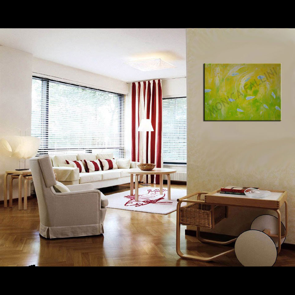 Painting titled 'Lima-Limon' by Monica Fallini