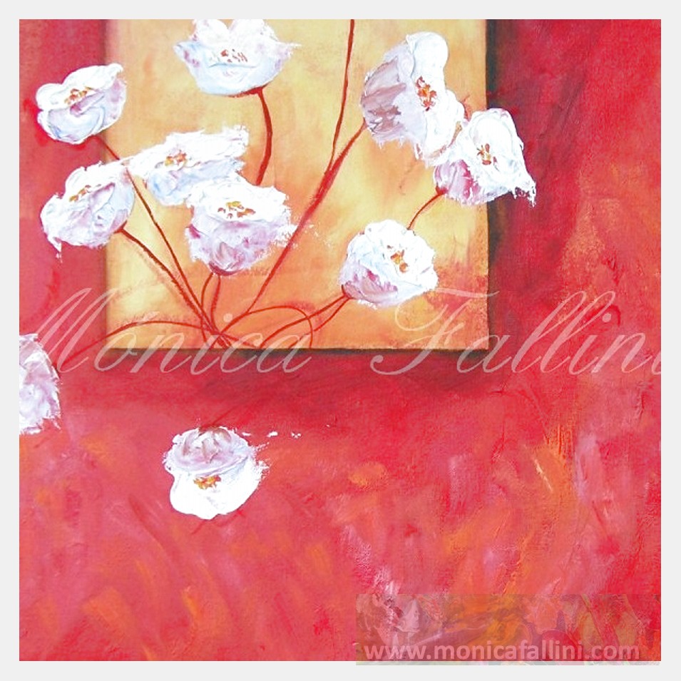 Painting titled 'Through the window of her dreams' by Monica Fallini