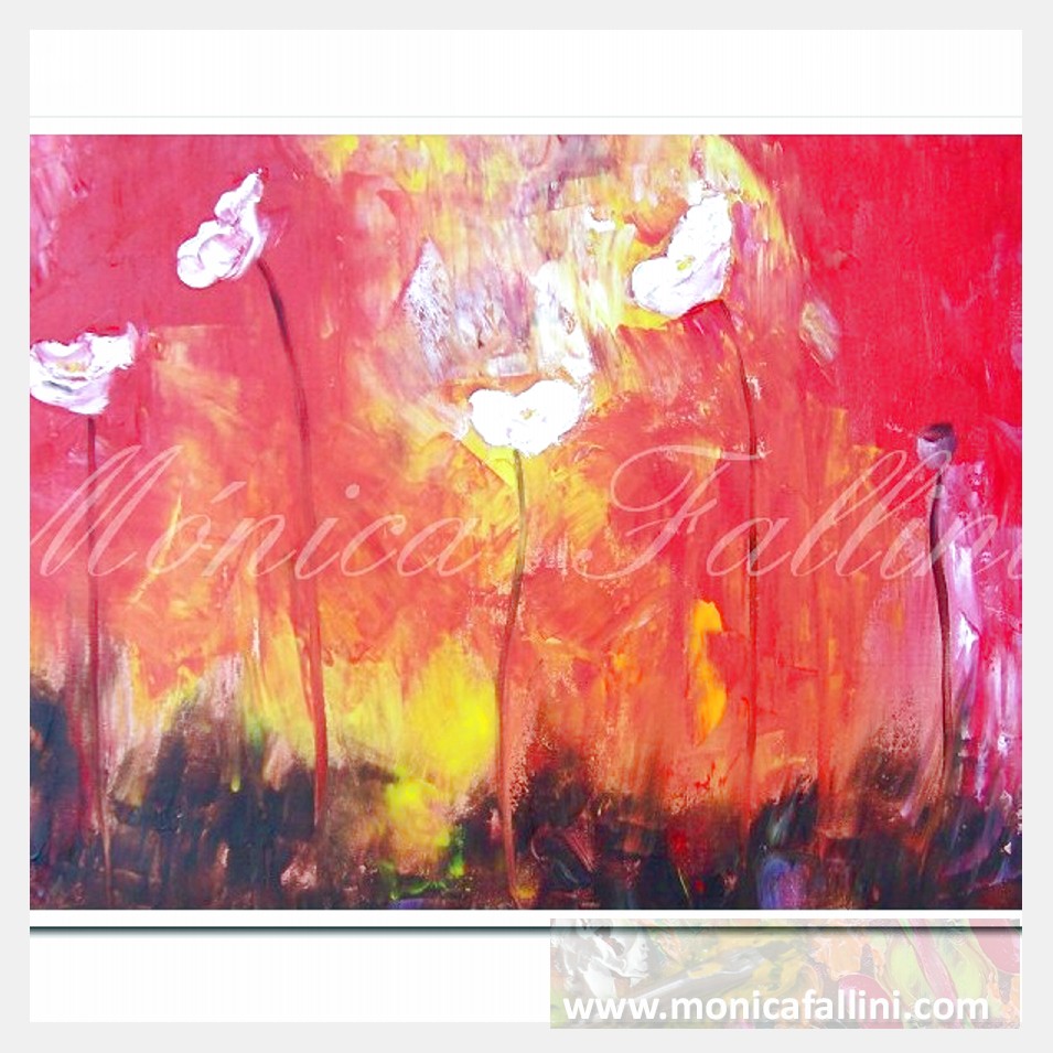 Painting titled 'Rays of happiness' by Monica Fallini