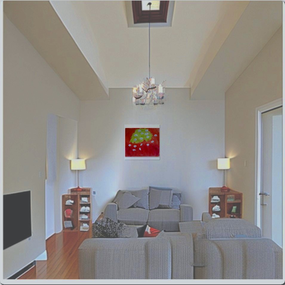 Painting titled 'Plenitud' by Monica Fallini