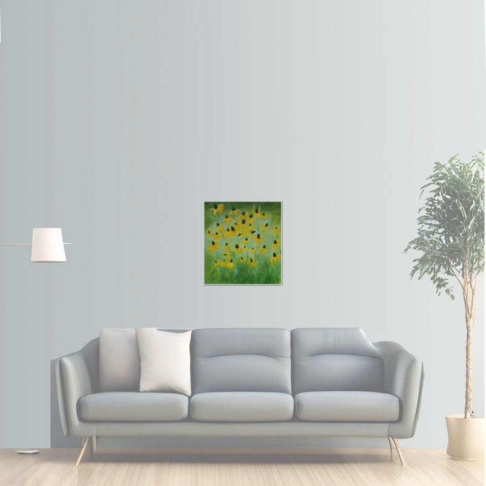 Painting titled 'Extremely free' by Monica Fallini