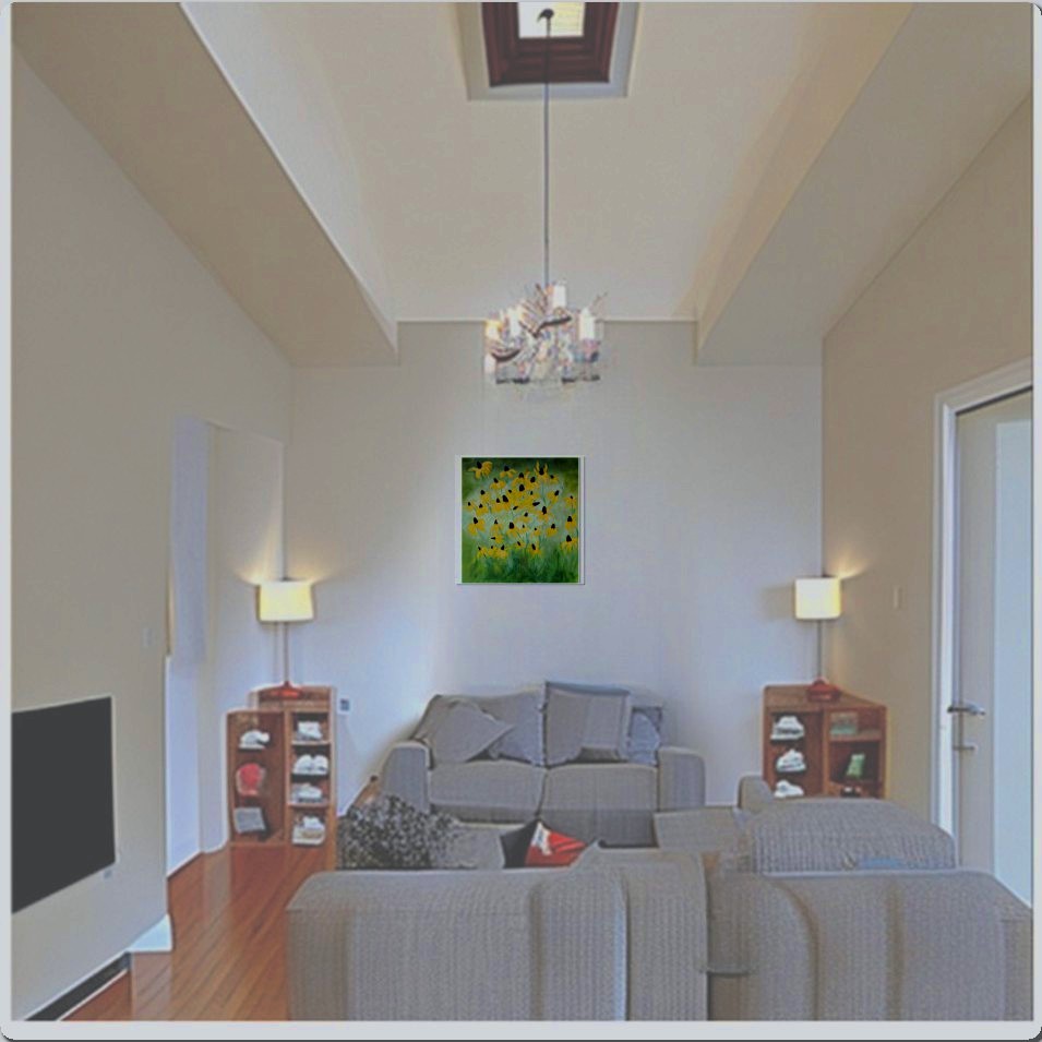 Painting titled 'Extremely free' by Monica Fallini