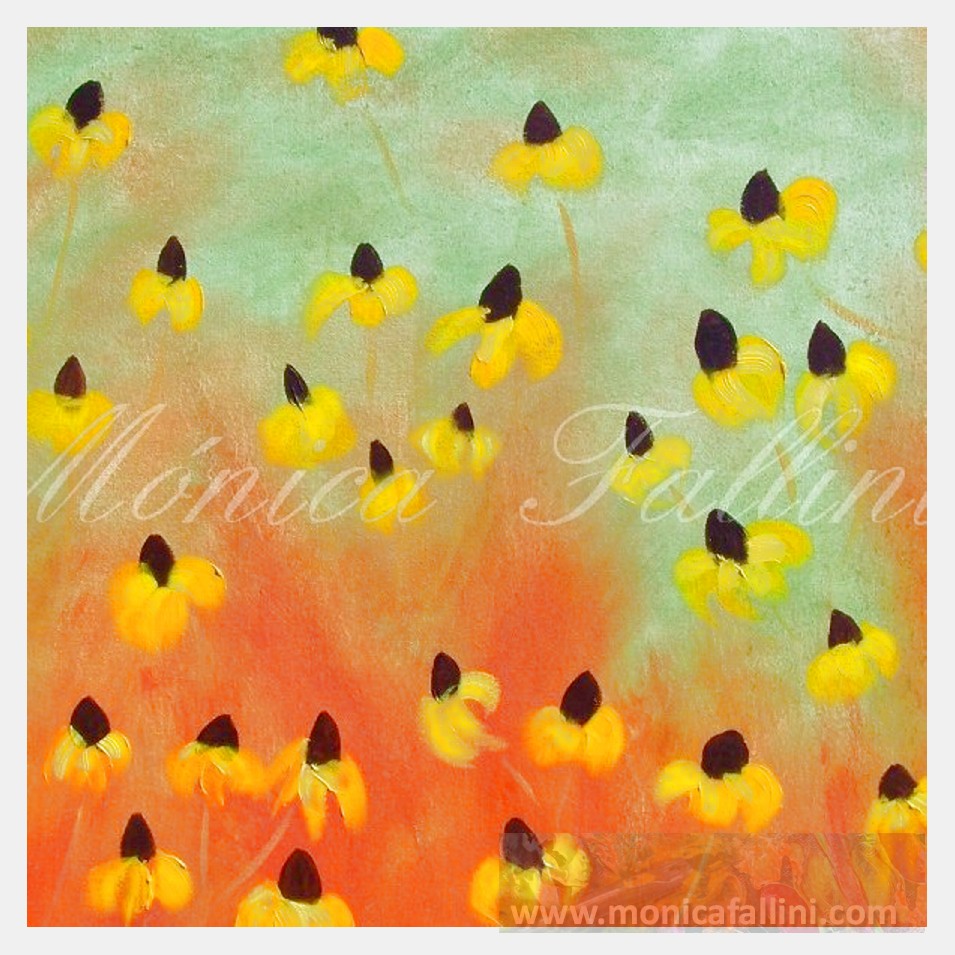 Painting titled 'Wild and free' by Monica Fallini