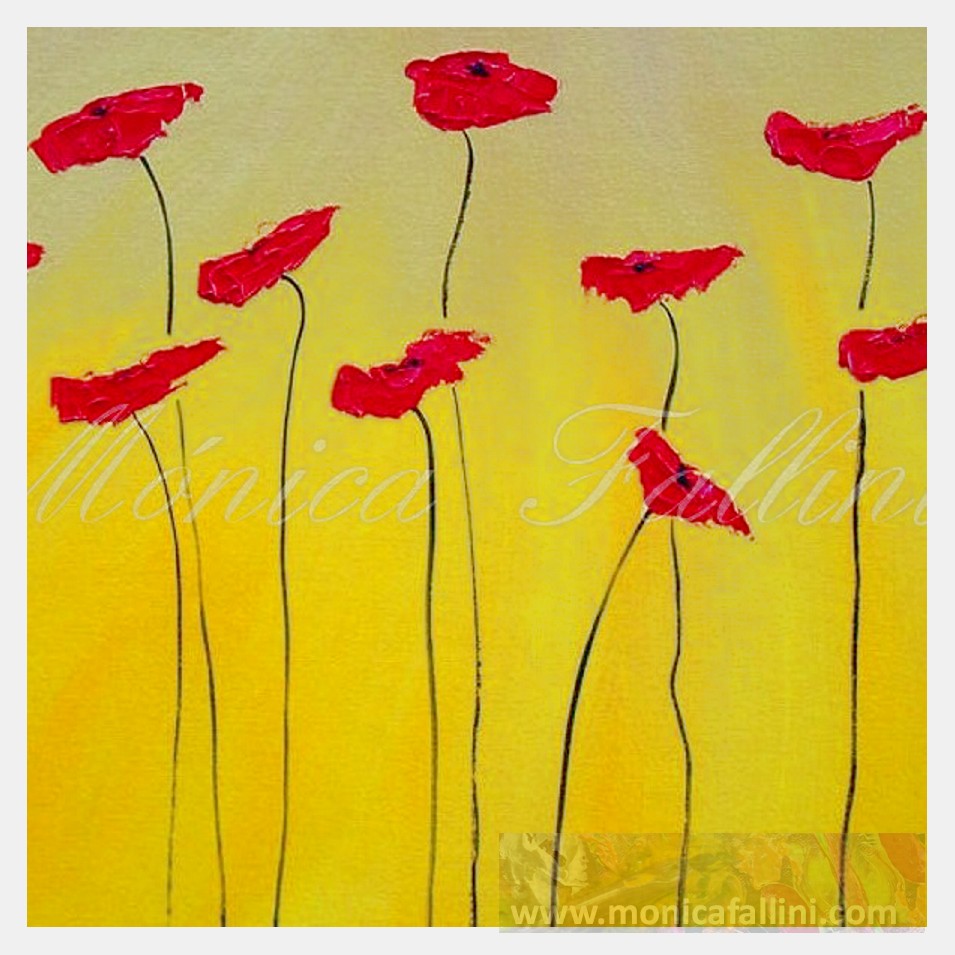 Painting titled 'Simplicity' by Monica Fallini