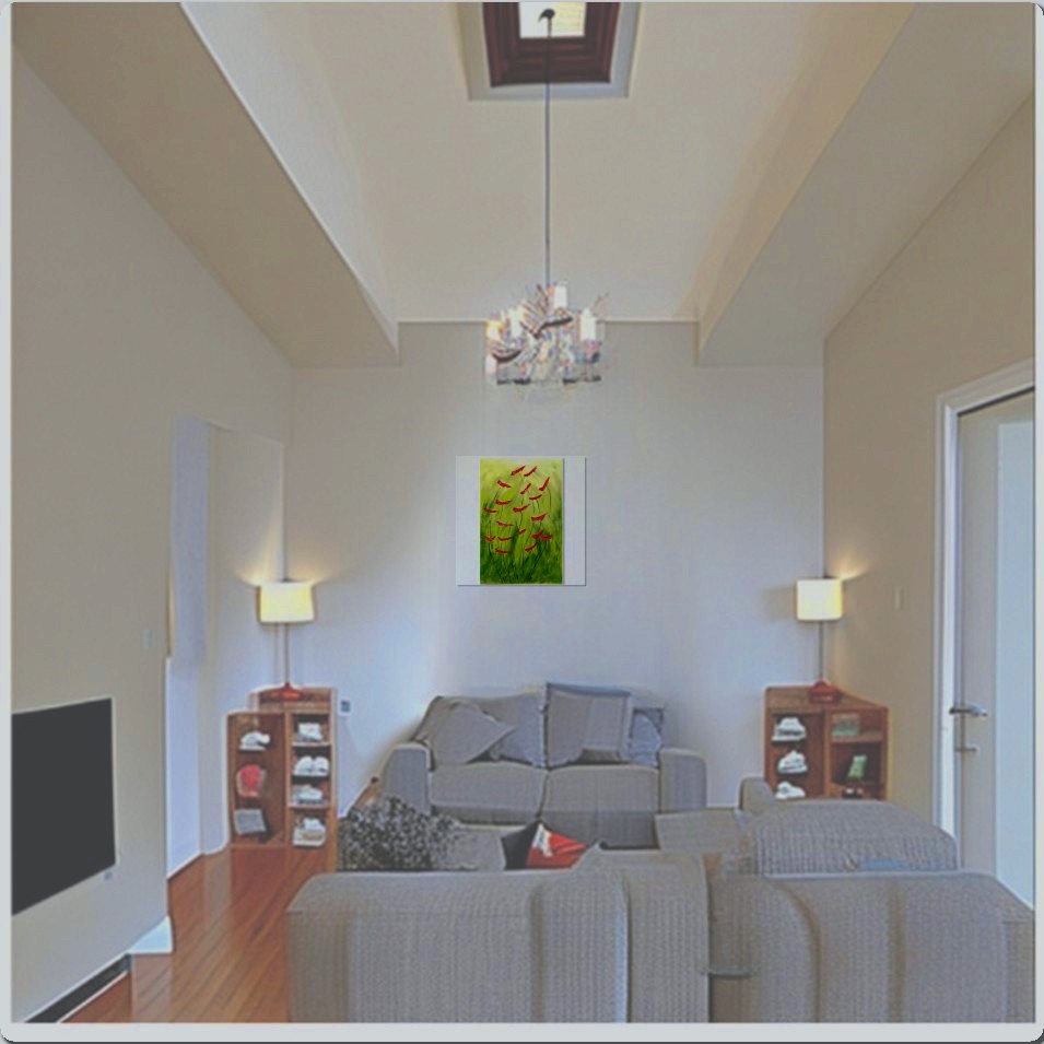 Painting titled 'Beyond all doubts' by Monica Fallini