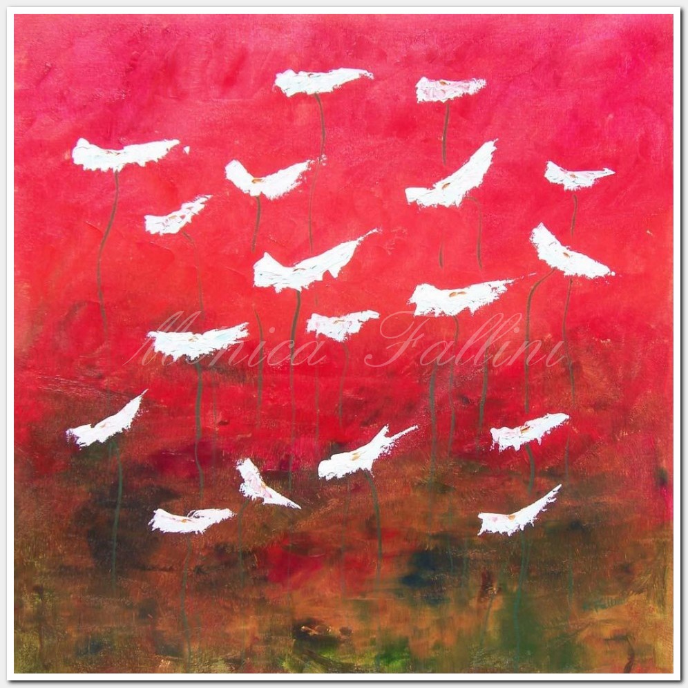 Painting titled 'Strange days 1' by Monica Fallini
