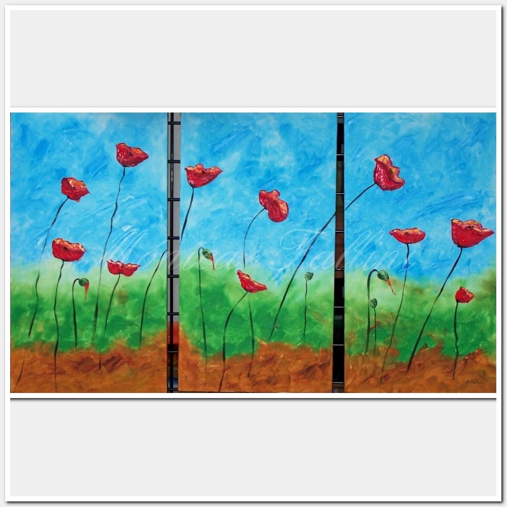 Painting titled 'Windy days' by Monica Fallini
