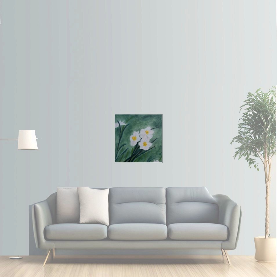 Painting titled 'Daffodils' by Monica Fallini