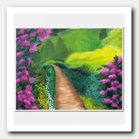 Garden and path