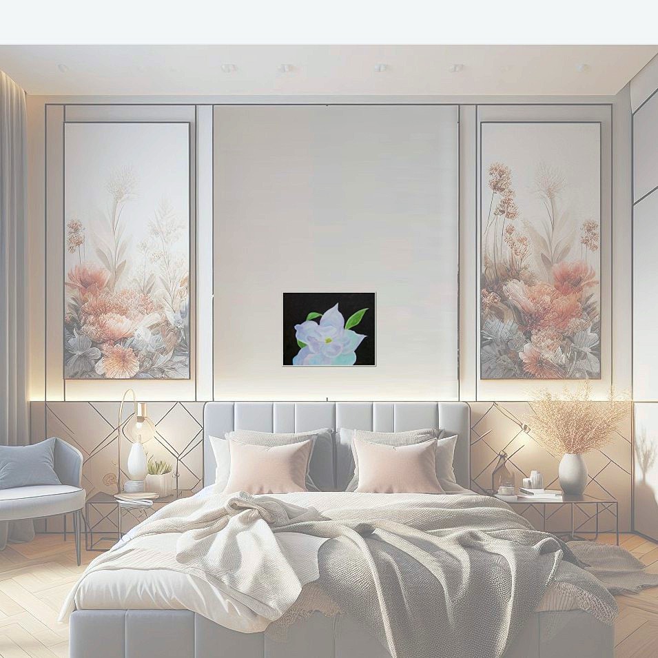 Painting titled 'Magnolia dream' by Monica Fallini