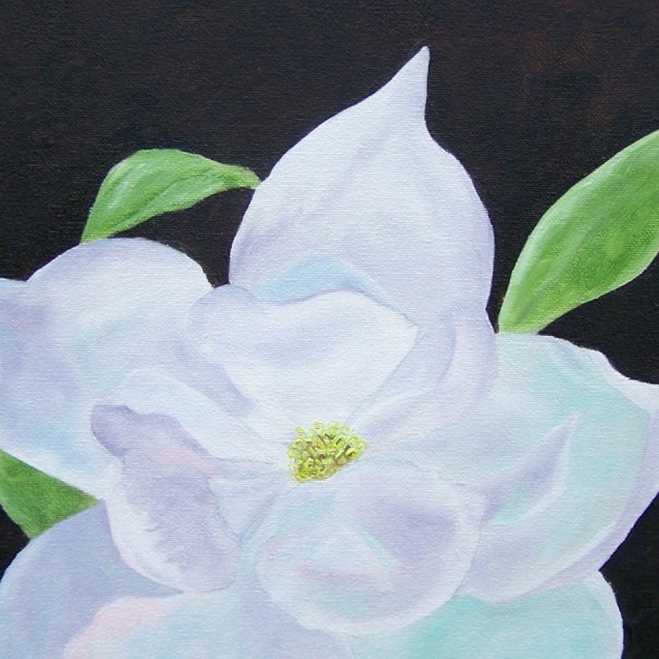 Painting titled 'Magnolia dream' by Monica Fallini