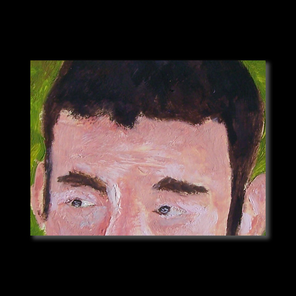 Painting titled 'A sketch of Martin' by Monica Fallini