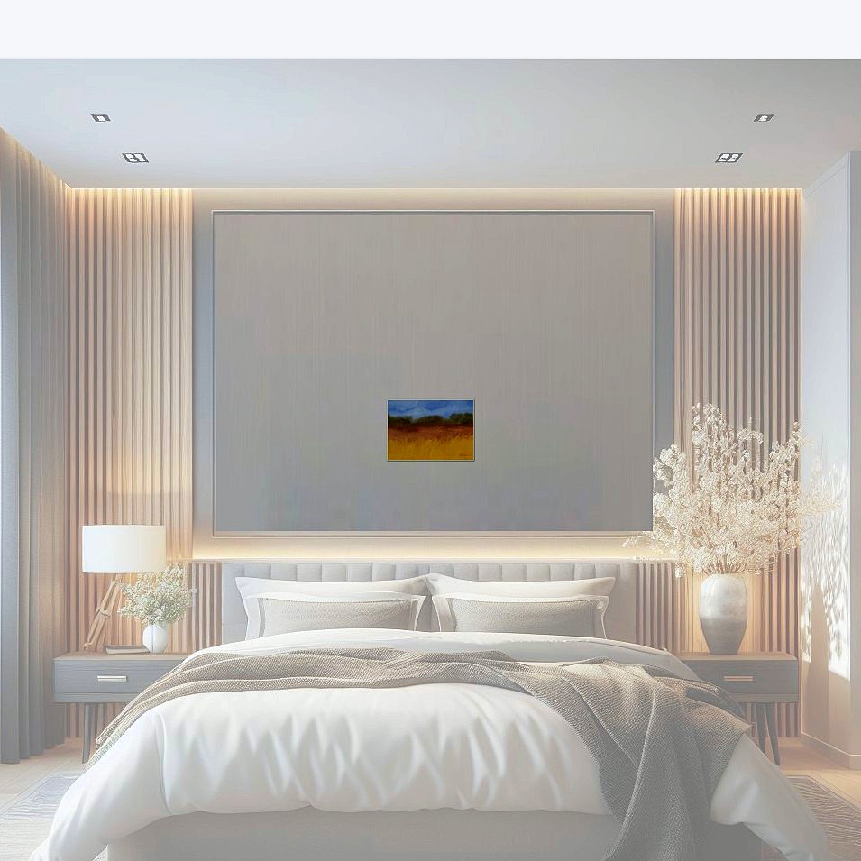 Painting titled 'Daily landscape' by Monica Fallini