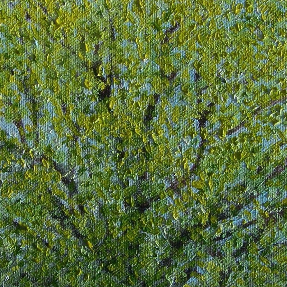 Painting titled 'Branches and leaves' by Monica Fallini