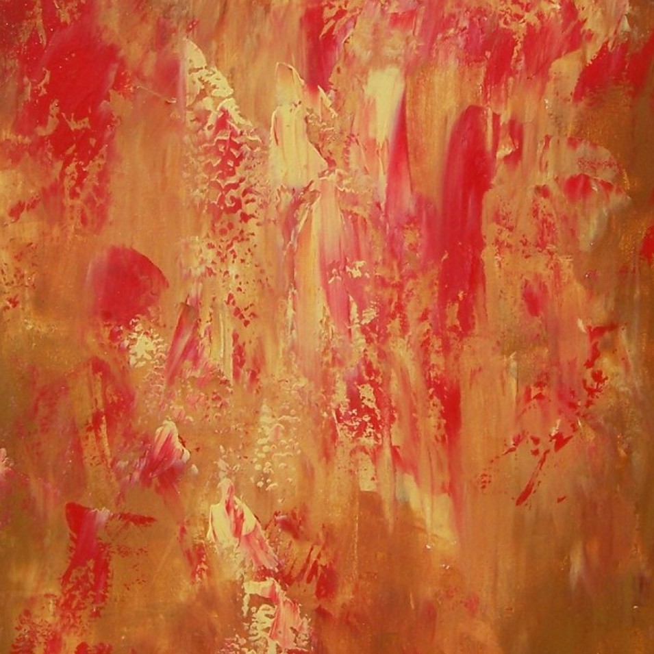 Painting titled 'Melting promises' by Monica Fallini