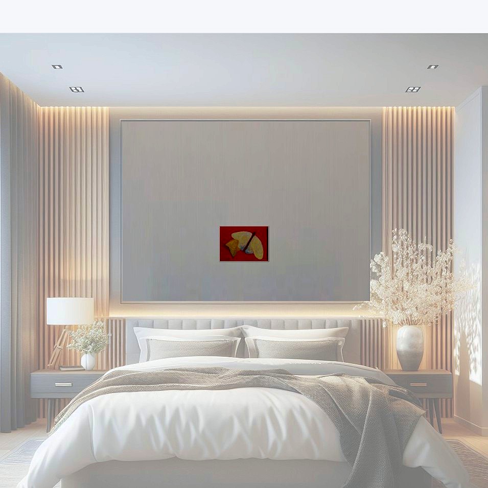 Painting titled 'A dream of butterflies II' by Monica Fallini