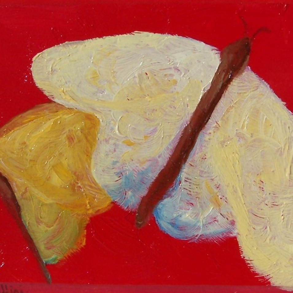 Painting titled 'A dream of butterflies II' by Monica Fallini
