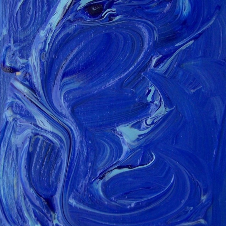 Painting titled 'Blue swirl ' by Monica Fallini