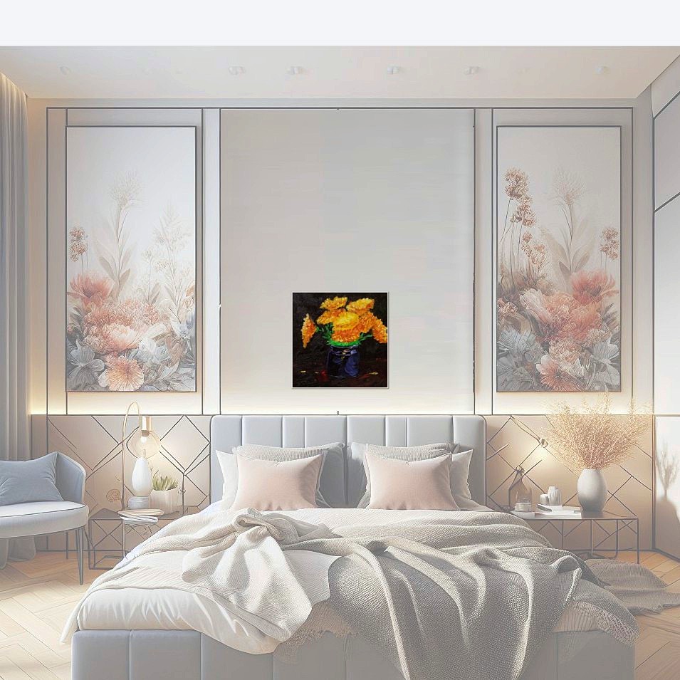 Painting titled 'Bouquet' by Monica Fallini