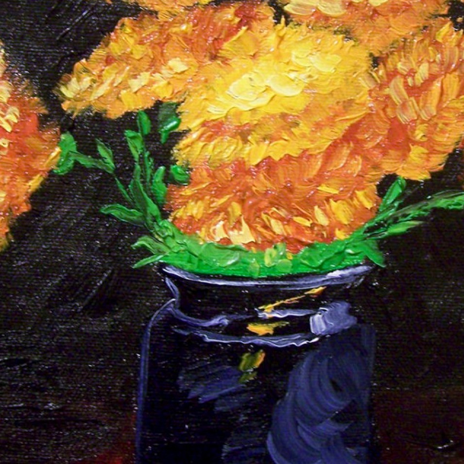 Painting titled 'Bouquet' by Monica Fallini