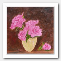 Pink roses in a vase