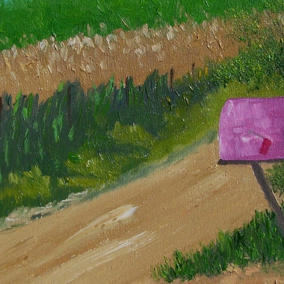 Painting titled 'Autumn country landscape IV' by Monica Fallini