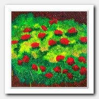 Red flowers garden III