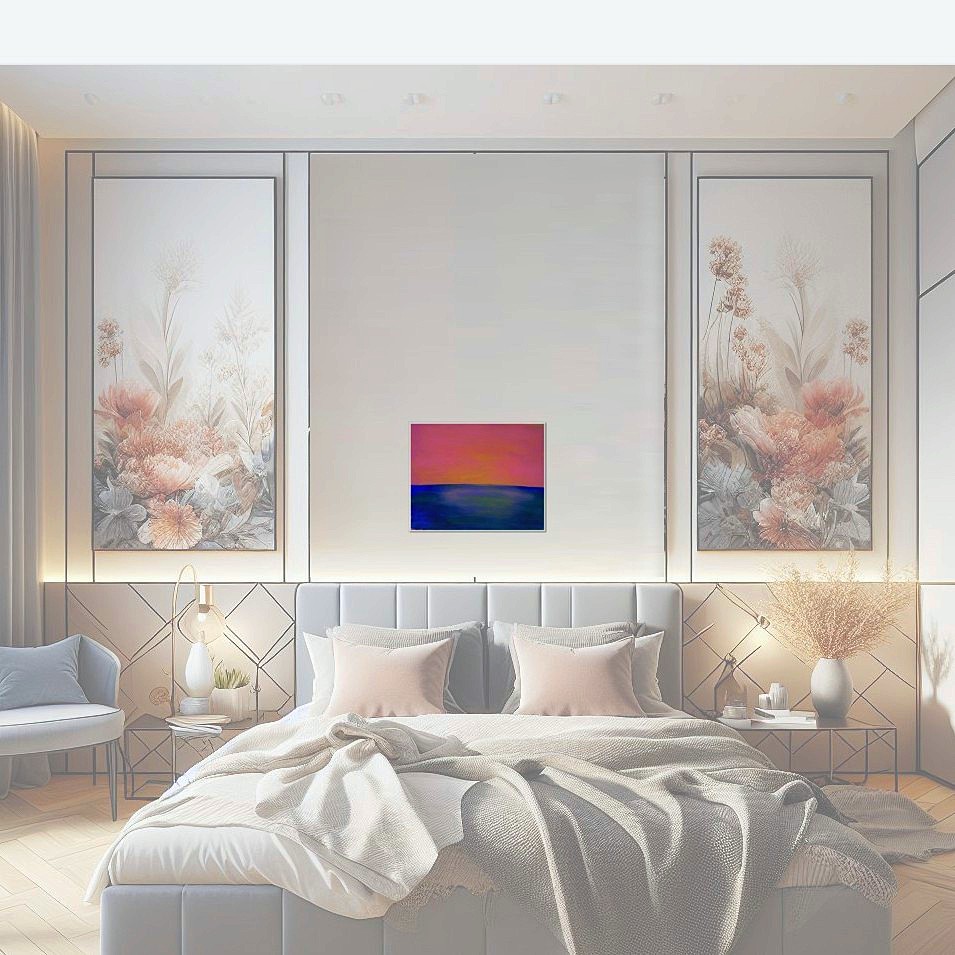 Painting titled 'Memories of the sea XXIV' by Monica Fallini