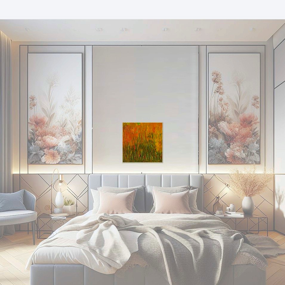 Painting titled 'Wild nature II' by Monica Fallini