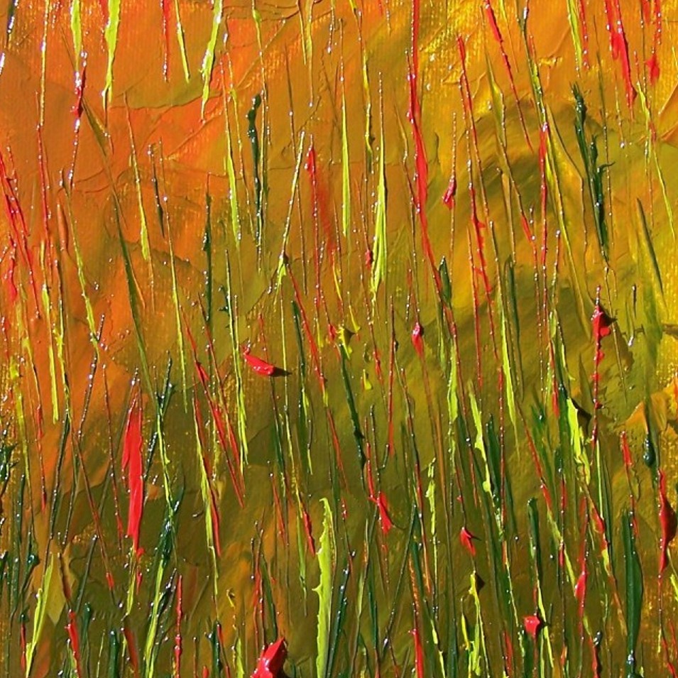 Painting titled 'Wild nature II' by Monica Fallini