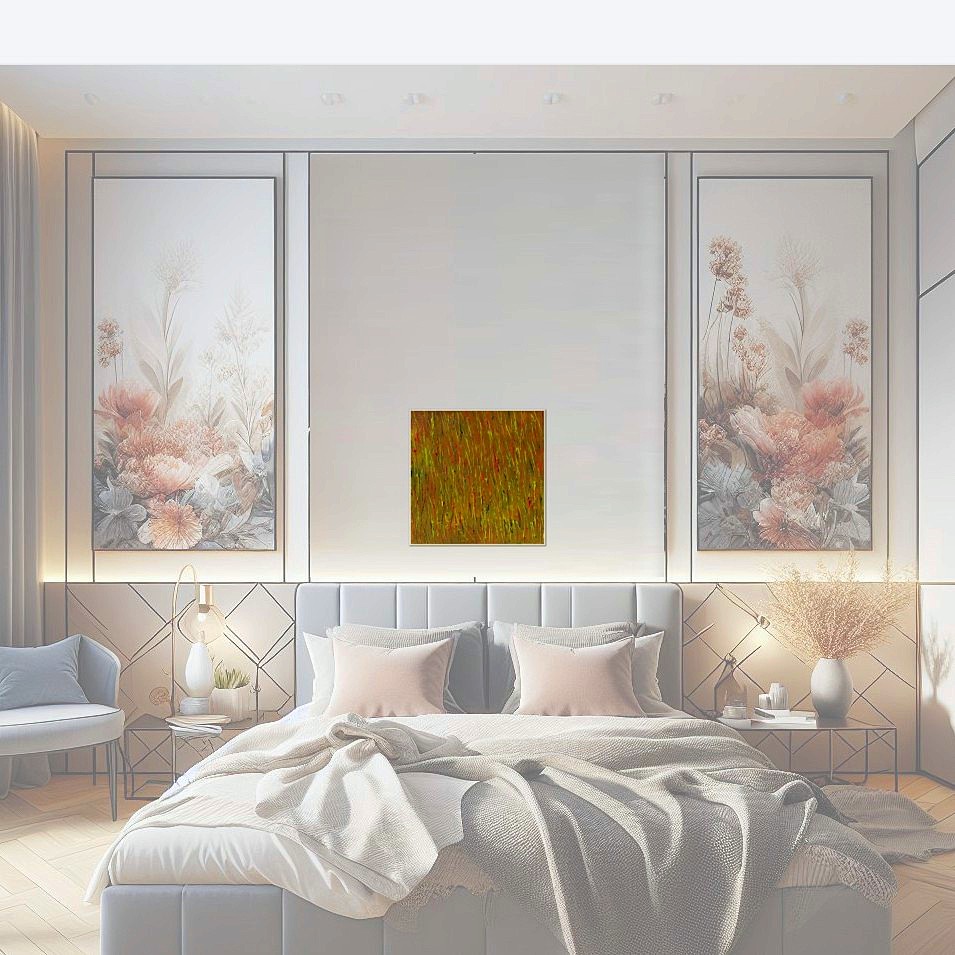 Painting titled 'Wild nature III' by Monica Fallini