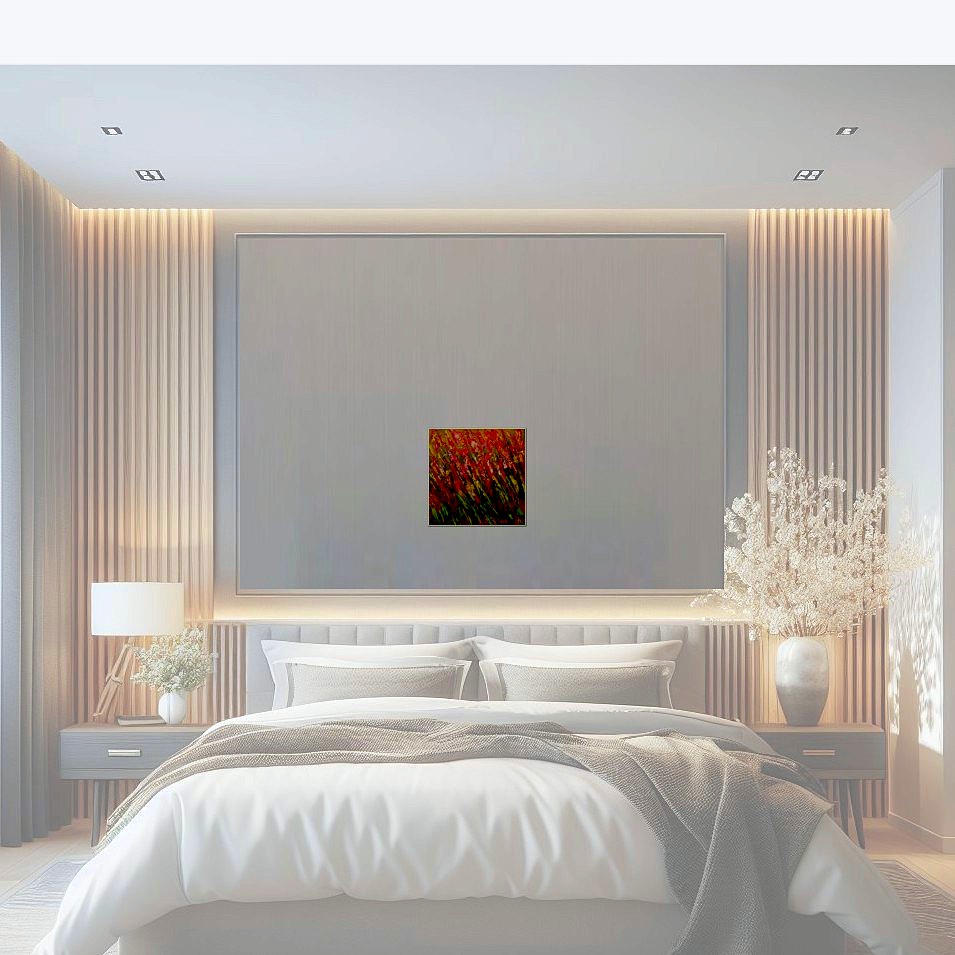 Painting titled 'Wild nature V' by Monica Fallini