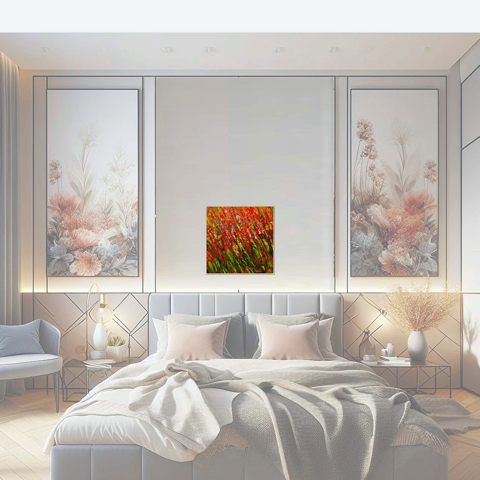 Painting titled 'Wild nature V' by Monica Fallini