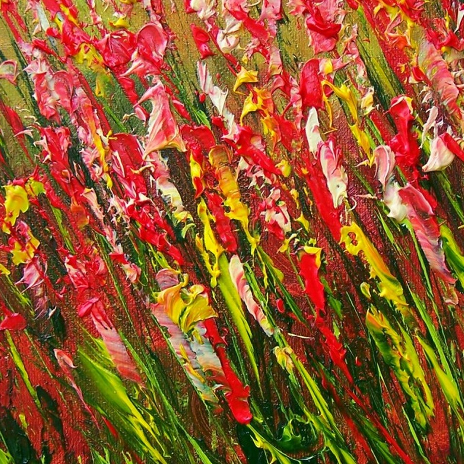 Painting titled 'Wild nature V' by Monica Fallini
