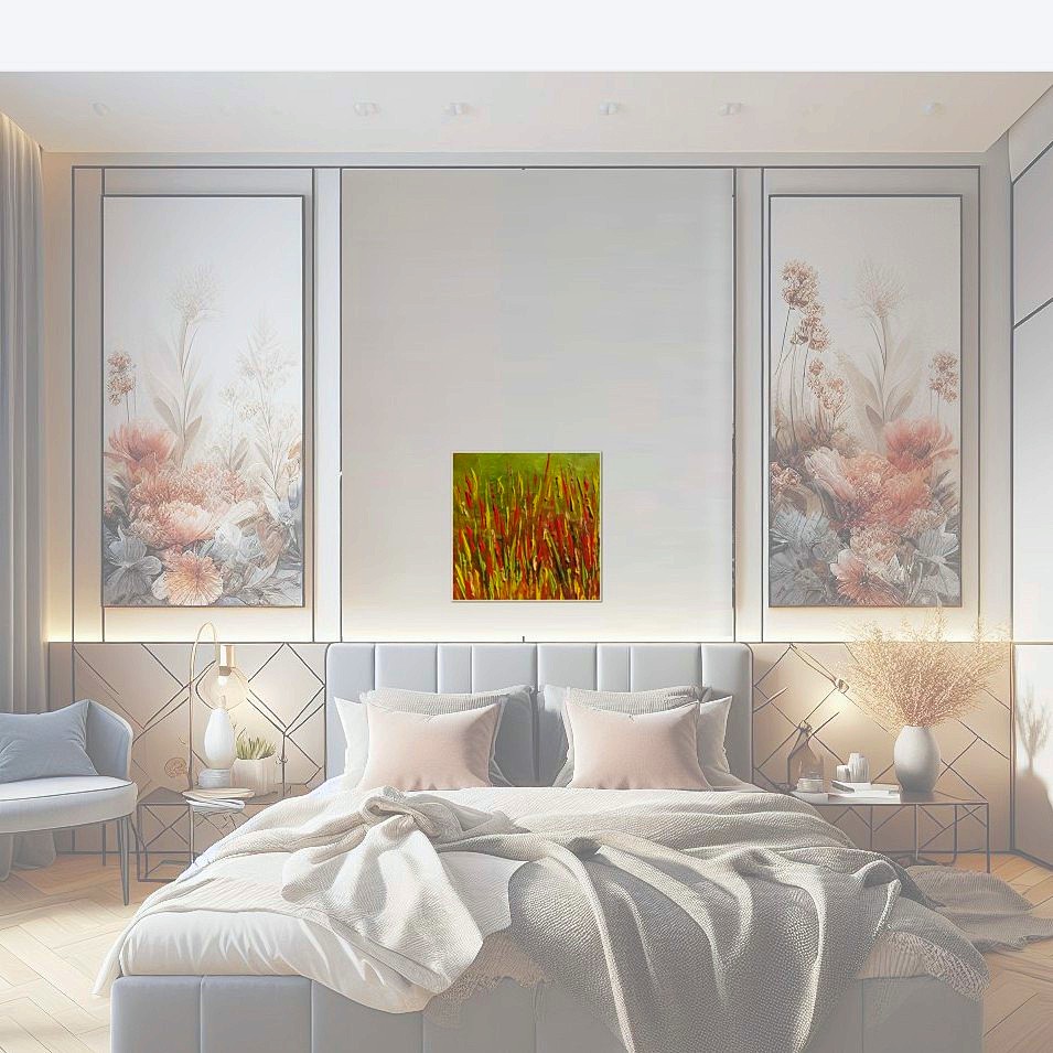 Painting titled 'Wild nature VI' by Monica Fallini
