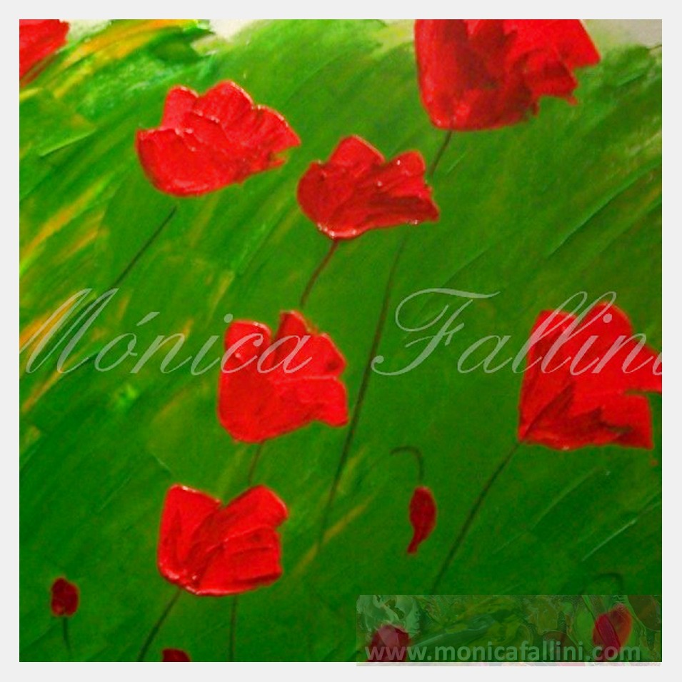 Painting titled 'Windy days II' by Monica Fallini