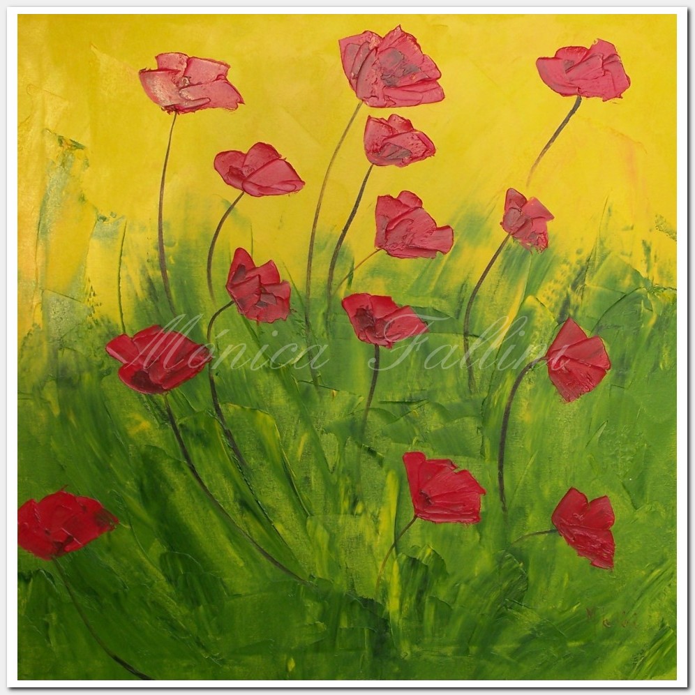 Painting titled 'Windy sunny days' by Monica Fallini