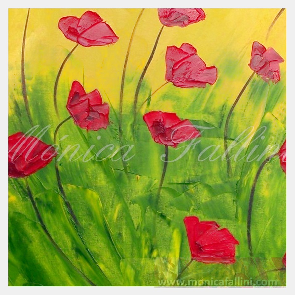 Painting titled 'Windy sunny days' by Monica Fallini