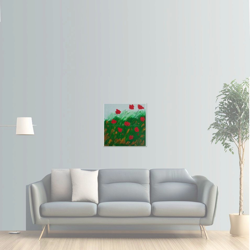 Painting titled 'Windy days' by Monica Fallini