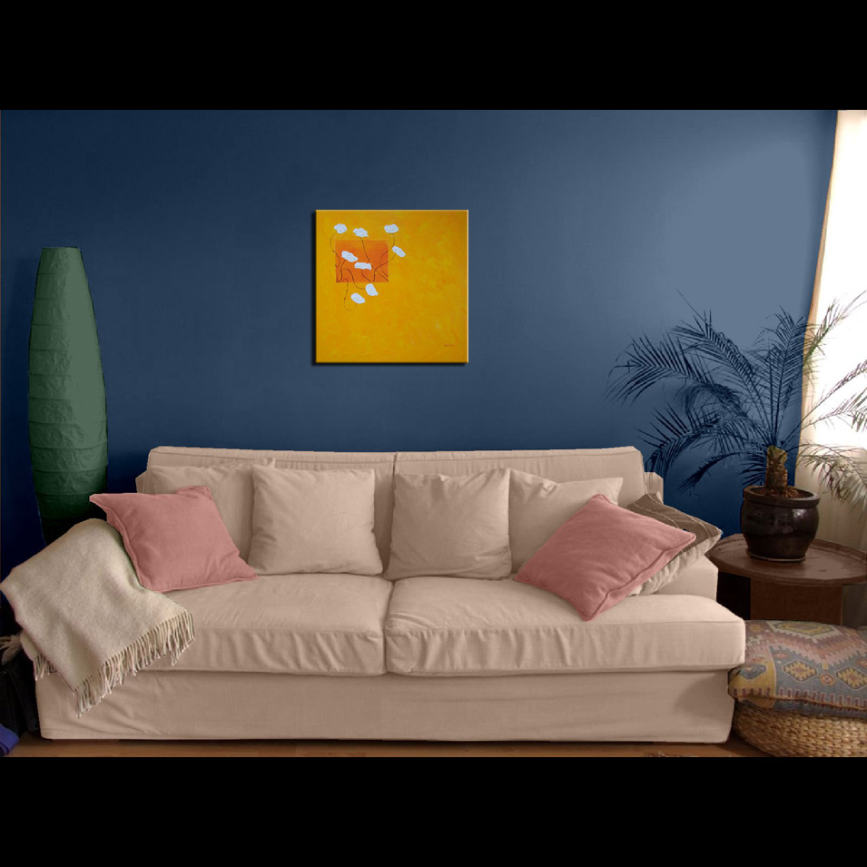 Painting titled 'Escape towards the Sun' by Monica Fallini