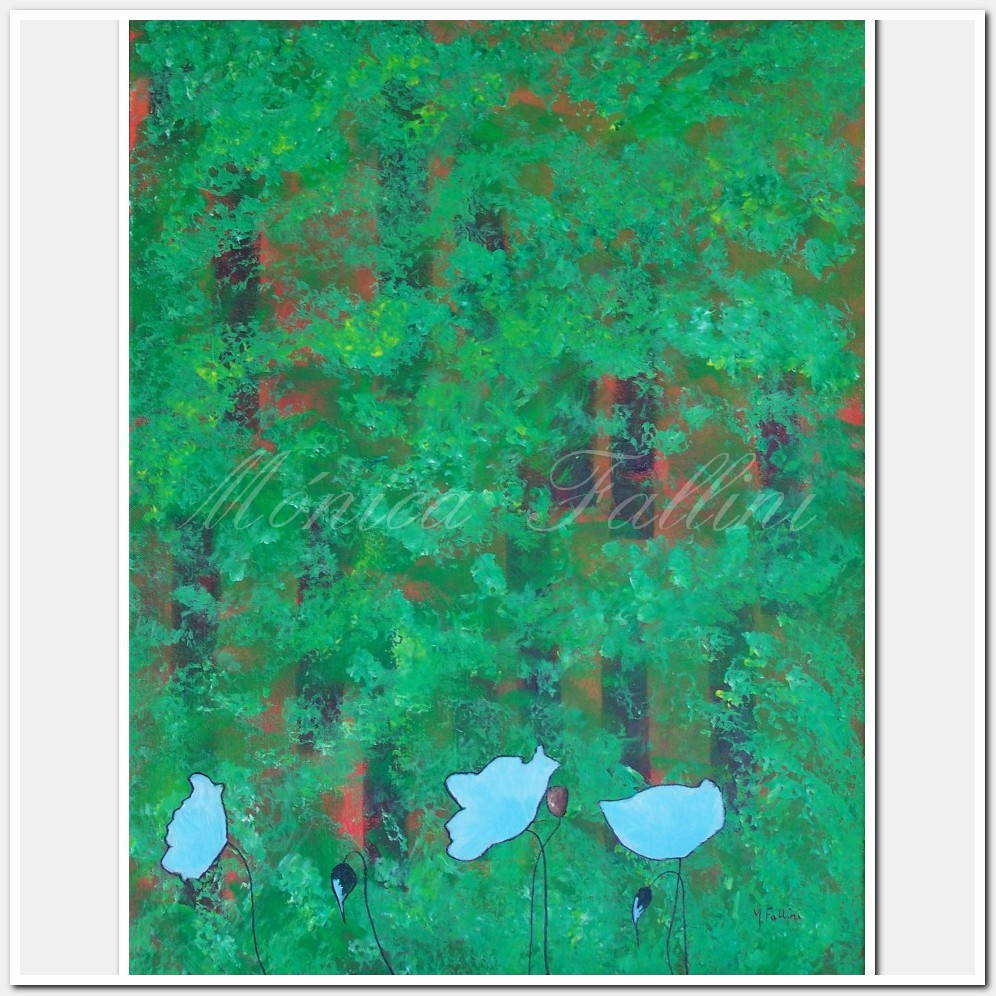 Painting titled 'Awakening III' by Monica Fallini