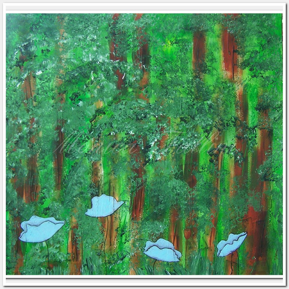 Painting titled 'Awakening II' by Monica Fallini