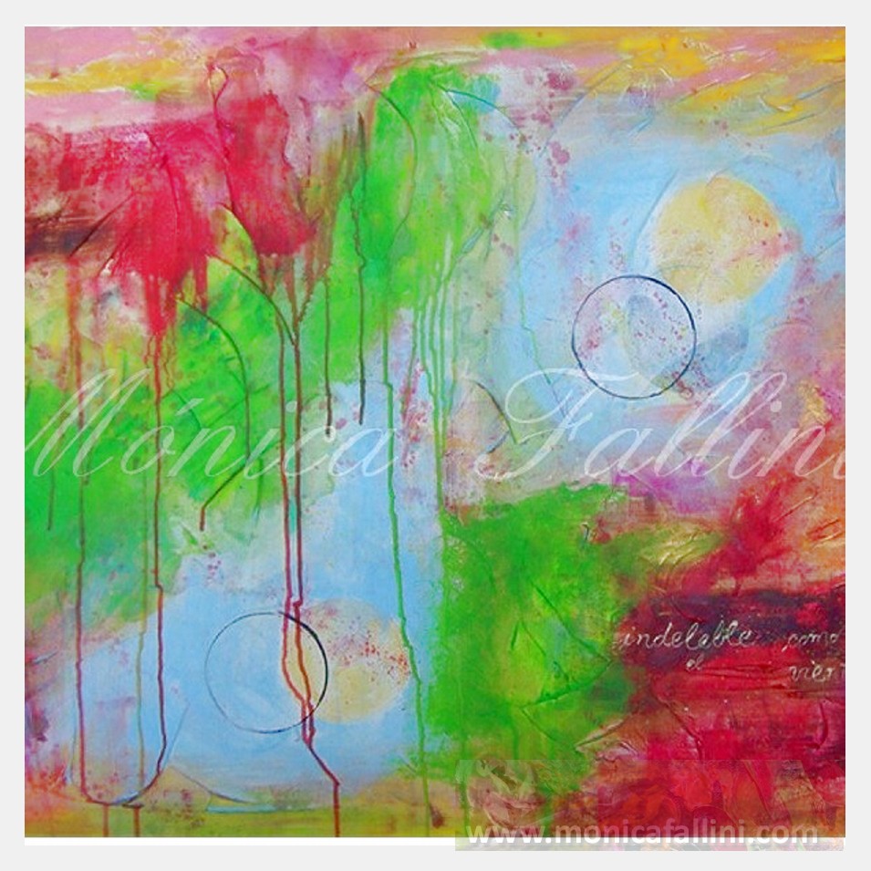 Painting titled 'Abstract' by Monica Fallini
