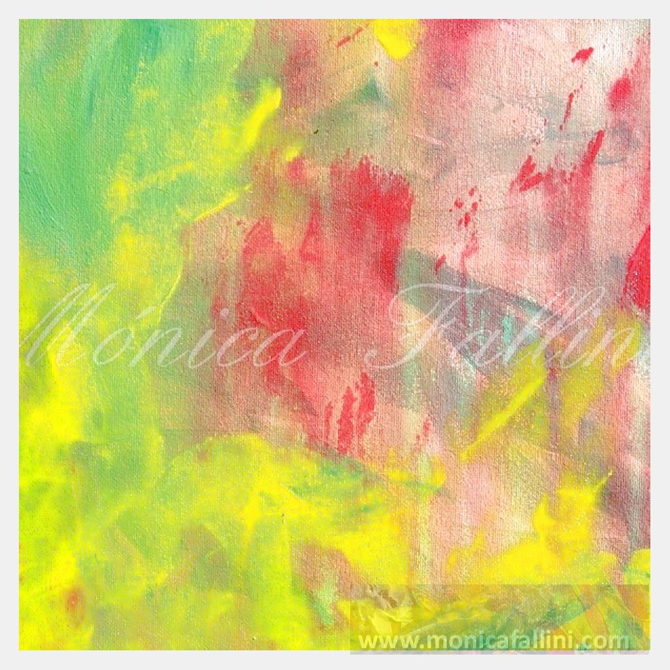 Painting titled 'Abstract series I' by Monica Fallini