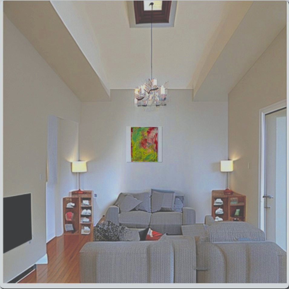 Painting titled 'Abstract series I' by Monica Fallini
